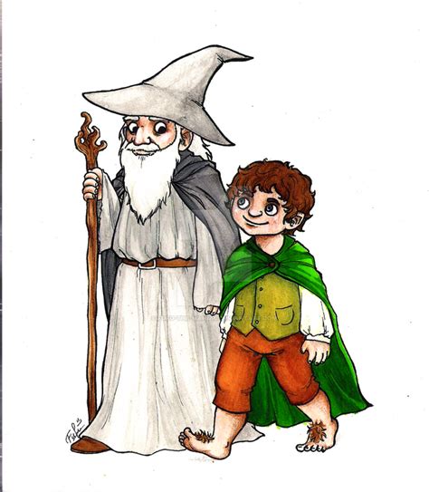 Gandalf And Frodo By Fufu The Maniac On Deviantart