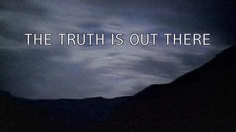 Nicole On Twitter “the Truth Is Out There” Title Card Is One Of The Most Iconic Parts Of The X