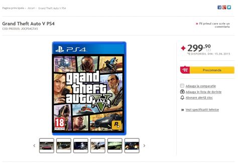 What is the release date for grand theft auto 6? GTA 5 Pre-Orders Listed For PS4, Xbox One At Romanian ...