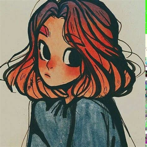 Pin By Ghada Yasir On Aesthetic Cartoon Art Styles Girl Drawing