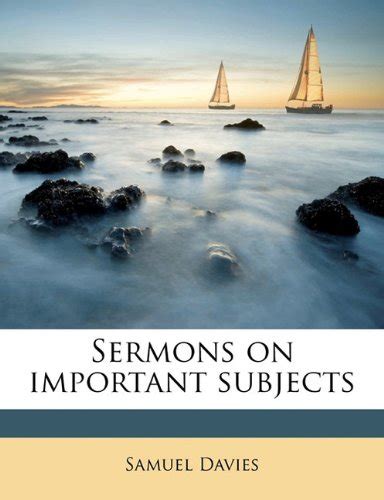 Sermons on Important Subjects感想レビュー 読書メーター