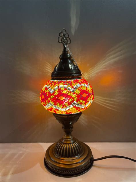 Handgemachte türkische Mosaik Lampe marokkanische Nerz Tisch Etsy