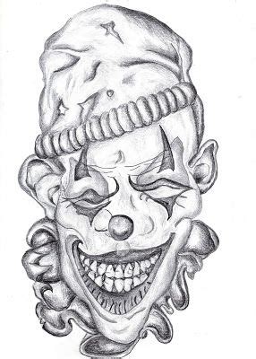 Joker coloring pages are a fun way for kids of all ages to develop creativity, focus, motor skills and color recognition. Free Printable - Evil Clown Drawings | Badass drawings ...