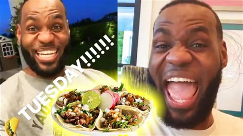 Lebron James Falls In Love With Tacos On Every Tuesday 🌮🌮🌮 Taco