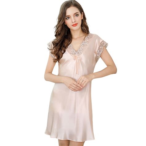 100 Pure Mulberry Silk Nightgown For Women