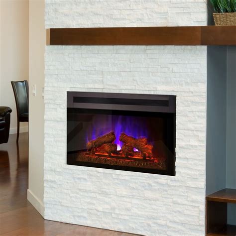 3gplus wall recessed electric fireplace. Orren Ellis Kingsley Custom Designer Recessed Electric ...