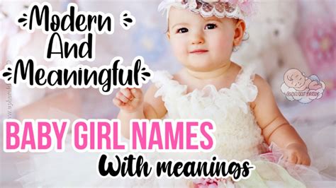 Unique Modern And Meaningful Muslim Baby Girl Names With Meanings