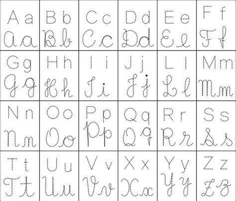 Alfabeto Cursivo Maiúsculo Minúsculo e Pontilhado para Imprimir Museu Língua Portuguesa
