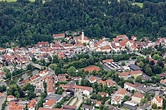 Wolfratshausen aus der Vogelperspektive: Stadtansicht der Flößerstadt ...