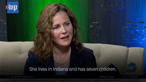 Maybe you would like to learn more about one of these? Judge Amy Coney Barrett - YouTube
