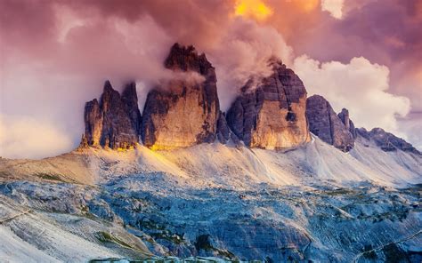 Daily Wallpaper Three Peaks Dolomites Italy I Like To Waste My Time