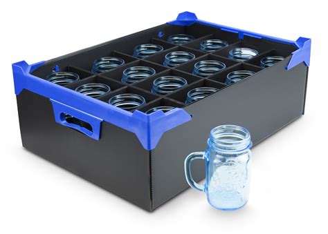 Durable Glassware Storage Box Range Has An Extensive Selection Of Heights And Compartments