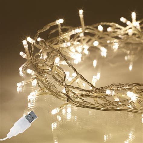 Led String Fairy Lights Warm White Usb Operated