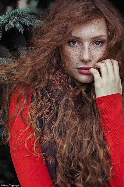 Photographer Maja Topcagic Captures Portraits Of Redhead Women To Show The Beauty Of Freckles
