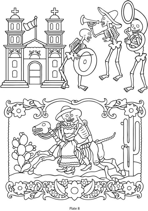 The packet is probably better suited for younger children, as it includes more coloring pages, and some simpler activities. Dia de Los Muertos line art - totally awesome for a unique ...