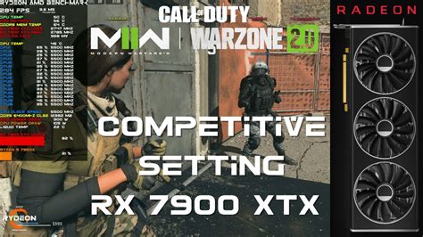 Call Of Duty Warzone 20 Competitive Setting Rx 7900 Xtx R9 7950x