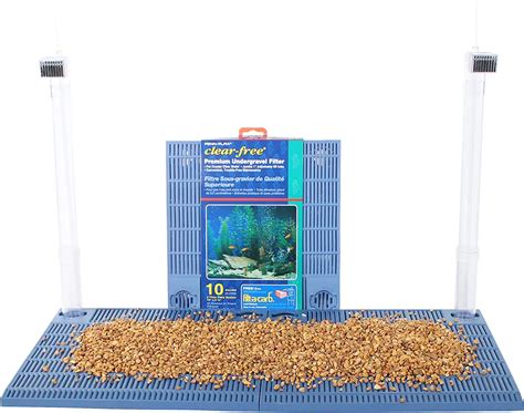 Undergravel Aquarium Filter For 40 55 Gallon Tanks Four 1125” X 11