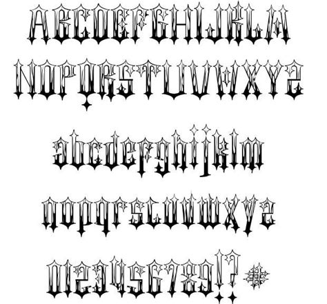 Graffiti Alphabet Styles Lettering Styles Alphabet Tattoo Fonts