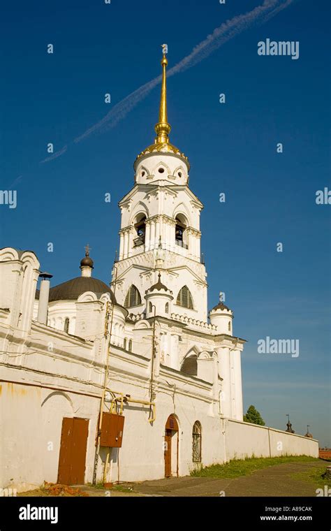 Bell Tower Of The Assumption Cathedral Vladimir Russia Stock Photo