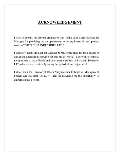 How To Write Acknowledgement