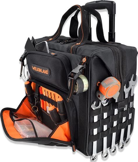 Buy 46pockets 26 Rolling Tool Bag Tool Bag With Wheels Large Tool Bag