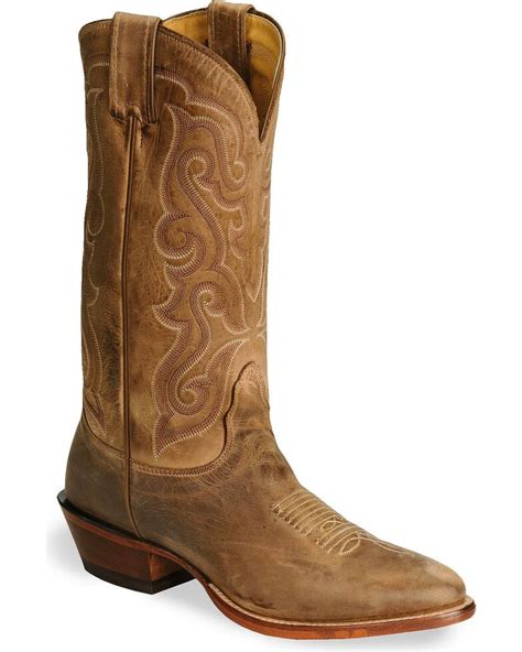 Nocona Mens Vintage Leather Western Boots Boot Barn