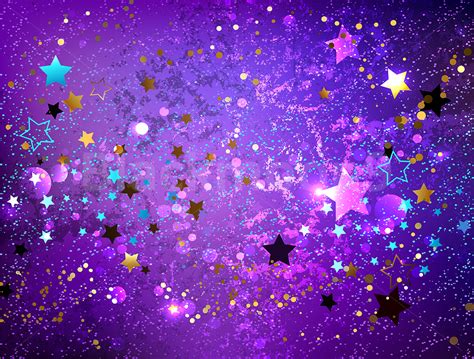 Purple Background With Stars Graphic By Blackmoon9 · Creative Fabrica