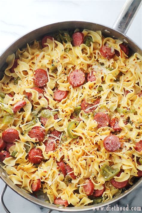 See more ideas about recipes, cooking recipes, egg noodle recipes. One-Pot Turkey Sausage and Noodles | Noodle recipes easy ...