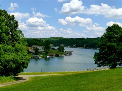 View Of The Apple Valley Lake From The Parking Lot At Davis Beach This