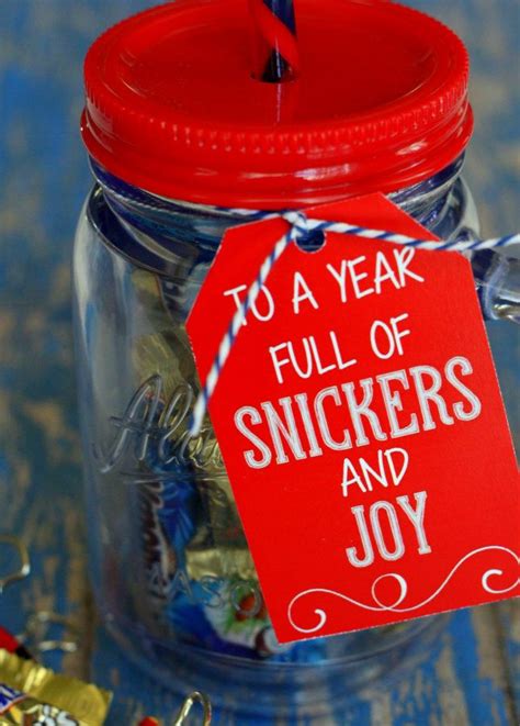 Take advantage of this holiday to bond with your loved ones and renew ties with them. Snickers and Joy Gift Idea | School teacher gifts, Teacher ...