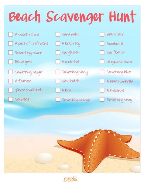 You can use this app to create your own scavenger hunts! Beach Scavenger Hunt Printable | Photo scavenger hunt ...