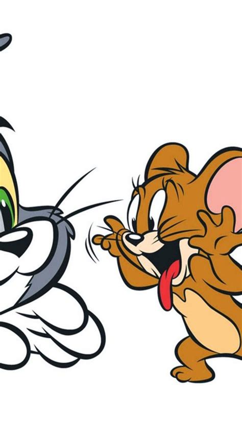 Tom and jerry is an american animated series of short films created in 1940 by william hanna and joseph barbera. Tom Jerry Mobile Wallpapers - Wallpaper Cave