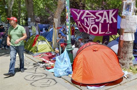 Taksim Gezi Park Protests And Events Editorial Photo Image Of