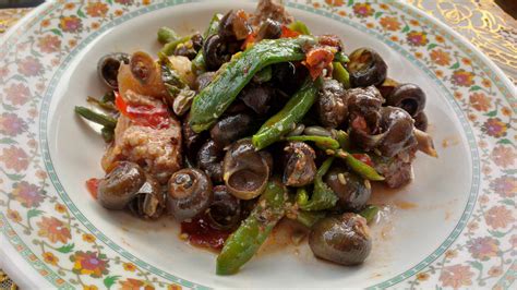 Recipe Of Snail Dish Naga Style Roots And Leisure