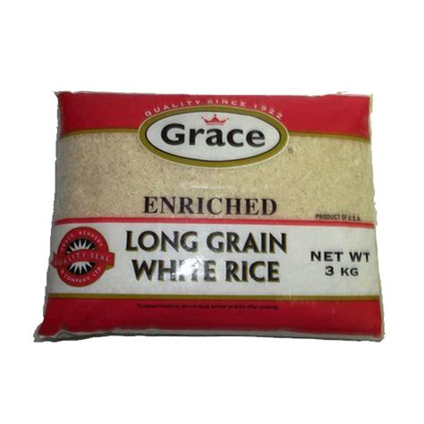Grace Long Grain White Rice 6lb Grocery List Jamaica