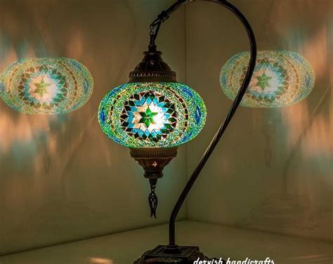 FREE SHIP Turkish Lamp Moroccan Lamp Swan Lamp Goose Neck Desk Etsy