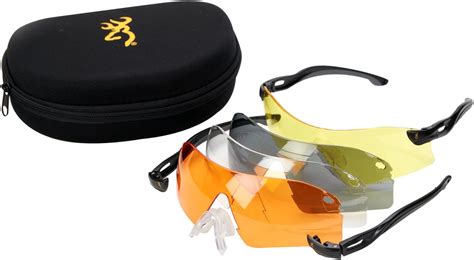 Browning Kit Eagle Shooting Safety Glasses 4 Lens Pack Uk Sports And Outdoors