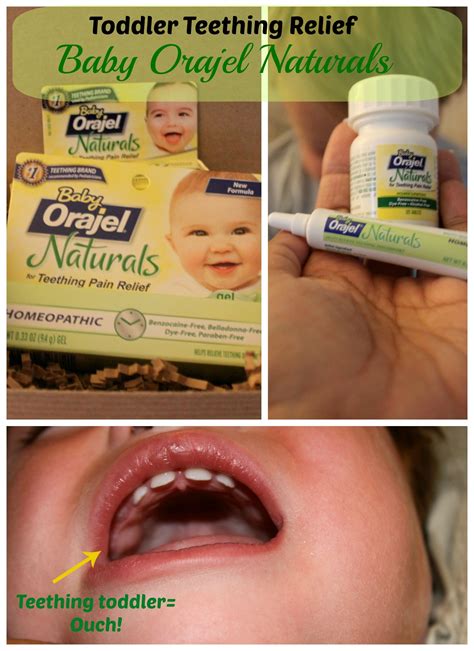 Toddler Teething Relief With Baby Orajel Naturals Teething Tablets And
