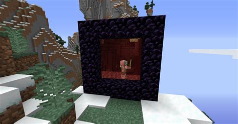 Immersive Portals Mod 11711165 See Through Portals 9minecraftnet