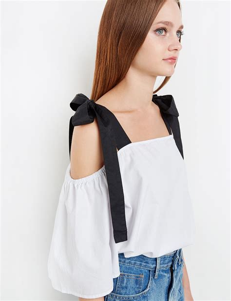 Black Strap Off The Shoulder Top Fashion Trendy Tops For Women Trendy Tops
