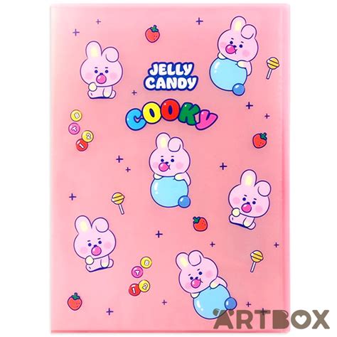 Buy Line Friends Bt21 Baby Cooky Jelly Candy Clear File With 20 Pockets
