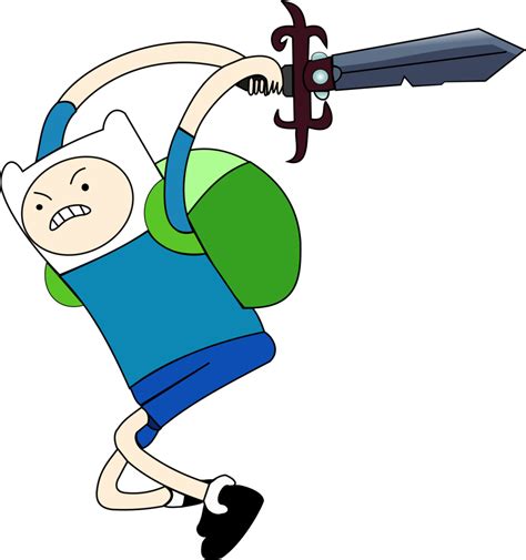 Finn Fighting Adventure Time