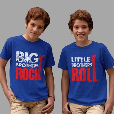 Buy Kids Sibling T Shirt Brothers Rock And Roll Hangout Hub