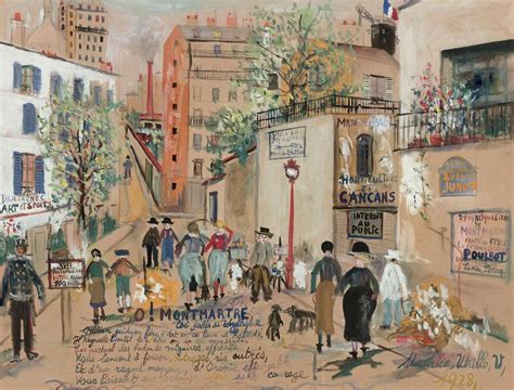 Sold Price Maurice Utrillo 1883 1955 La Maison De Poulbot Avenue