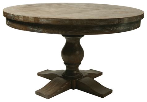Pastel Utopia 52 Inch Round Wood Top Dining Table Contemporary