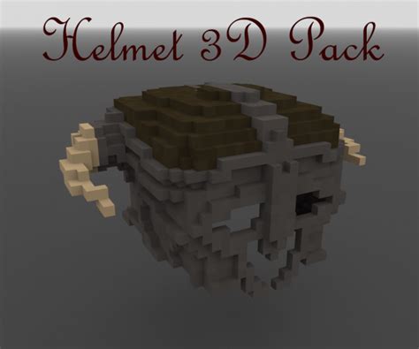 Helmet 3d Pack Download Minecraft Texture Pack