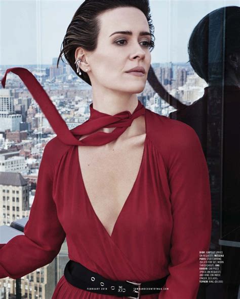 Sarah Paulson In Town And Country Magazine February 2018 Issue Hawtcelebs