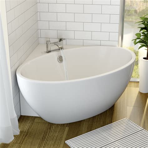 Fontaine Designer Corner Freestanding Bath Acrylic Bathtub 1510mm Built