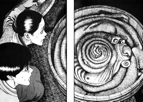 Junji Ito Uzumaki Junji Ito Horror Art Japanese Horror