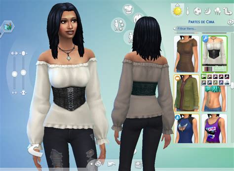 My Sims 4 Blog Medieval Corset Top In 10 Colors For Females By Kiara24